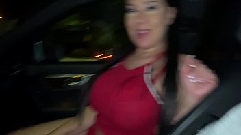 busty cougars suck 2 cocks on the road then get fucked on side of someones crib ig @lastlild