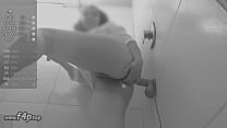 I wanna do live shows so I train anal penetration. In black and white. No audio. Blurred version